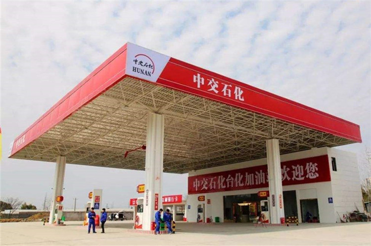湘潭加油站钢结构网架案例6